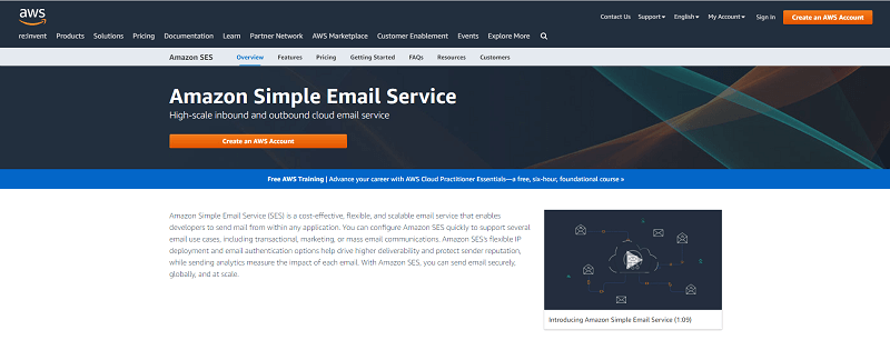 Buy Amazon AWS SES Account